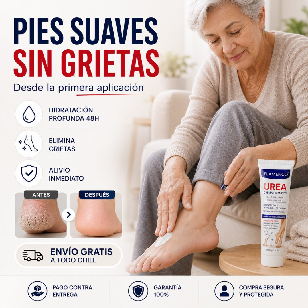 ¿Tus pies están secos, ásperos y agrietados? Recupera suavidad en días.